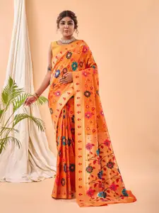 SGF11 Woven Design Zari Heavy Work Kanjeevaram Silk Saree