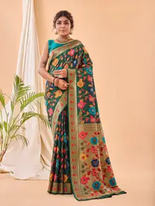 SGF11 Woven Design Zari Heavy Work Kanjeevaram Silk Saree