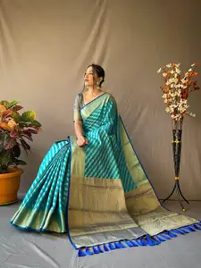 SGF11 Woven Design Heavy Zari Work Kanjeevaram Patola Silk Saree
