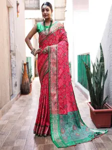 SGF11 Ethnic Motifs Woven Design Zari Patola Saree