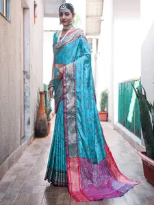 SGF11 Ethnic Motifs Woven Design Zari Patola Saree