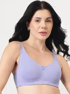 DressBerry Blue Full Coverage Non Padded Non Wired Everyday Bra All Day Comfort