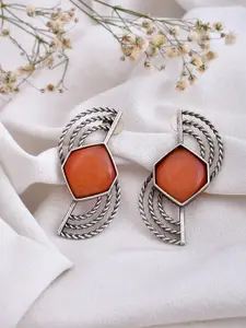 DASTOOR Silver Contemporary Drop Earrings