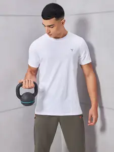 Technosport Cotflex Round Neck Short Sleeves Rapid-Dry Slim Fit T-shirt