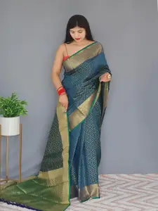 SGF11 Woven Design Heavy Zari Work Kanjeevaram Patola Silk Saree