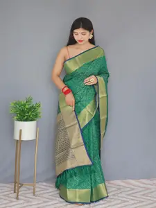 SGF11 Woven Design Heavy Zari Work Kanjeevaram Patola Silk Saree