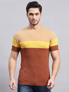 Monte Carlo Colourblocked Cotton T-shirt