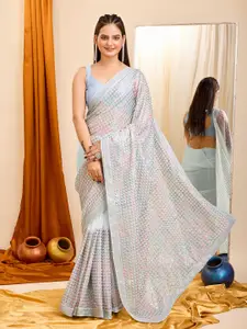 VAIRAGEE Geometric Embellished Sequinned Saree
