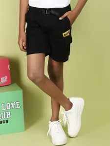 V-Mart Boys Mid-Rise Cotton Shorts