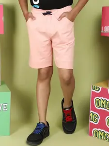 V-Mart Boys Mid-Rise Cotton Shorts