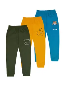 BAESD Infant Boys Pack Of 3 Cotton Mid Rise Joggers