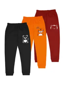BAESD Infants Boys Pack Of 3 Graphic Printed Mid Rise Joggers