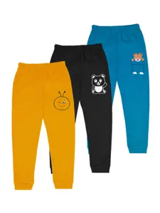 BAESD Infants Boys Pack Of 3 Graphic Printed Mid Rise Joggers