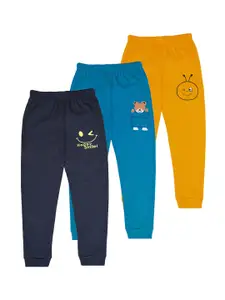BAESD Infants Boys Pack Of 3 Graphic Printed Mid Rise Joggers