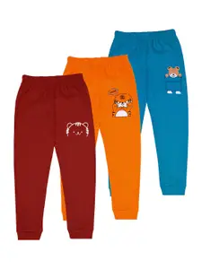 BAESD Boys Pack Of 3 Graphic Printed Joggers