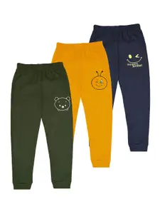 BAESD Infants Boys Pack Of 3 Graphic Printed Mid Rise Joggers