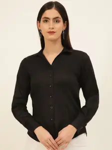 JAVINISHKA Premium Egyptian Giza Comfort Tailored Fit Opaque Satin Formal Shirt