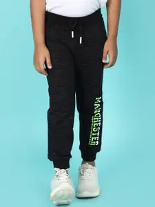 V-Mart Boys Typography Printed Cotton Joggers