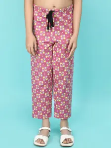 V-Mart Girls Printed Cotton Lounge Pants