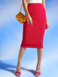 Veni Vidi Vici Bodycon Midi Skirt