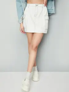 max Pure Cotton A-Line Mini Skirt