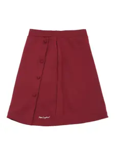 Peter England Girls Straight Mini Skirt