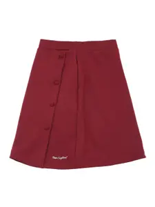 Peter England Girls Straight Mini Skirt