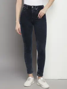 Calvin Klein Women Skinny Fit High-Rise Cropped Jeans