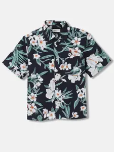 GANT Boys Floral Opaque Printed Casual Shirt