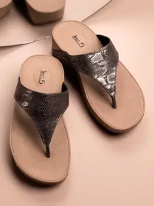 Inc 5 Textured Open Toe Comfort Heels
