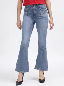 ELLE Women Bootcut Light Fade Stretchable Jeans