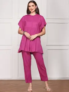 Anubhutee Pleated Top & Trouser