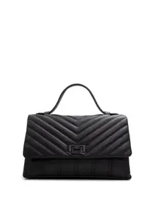 Call It Spring Textured Structured Satchel with Quilted