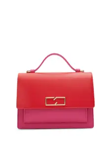 Call It Spring Colourblocked Structured Satchel