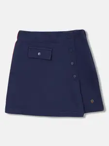 ELLE Girls Pure Cotton A-line Mini Regular Fit Skirt