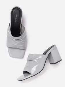 Van Heusen Open Toe Block Heels