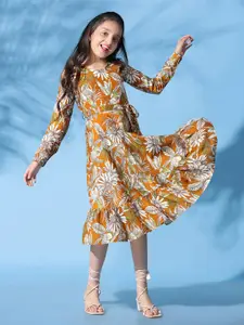 FASHION DREAM Printed Fit & Flare Dress