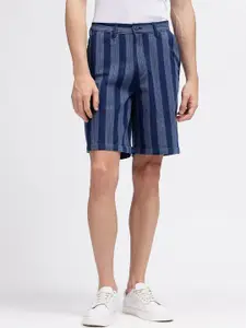 Iconic Men Striped Regular Fit Shorts