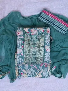 ASISA Embroidered Unstitched Dress Material