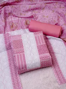 ASISA Geometric Printed Unstitched Dress Material