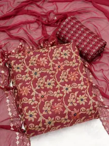 ASISA Printed Unstitched Dress Material