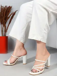 Carlton London Solid Block Sandals