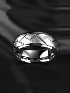 Fashion Frill Men Silver-Plated Finger Ring