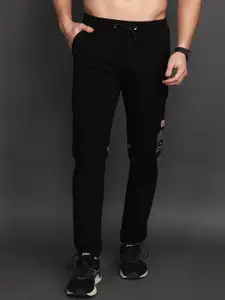 Albion By CnM Men Typography Printed Mid Rise Track Pants