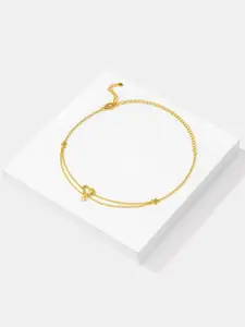 SHAYA 925 Sterling Silver Gold-Plated Necklace