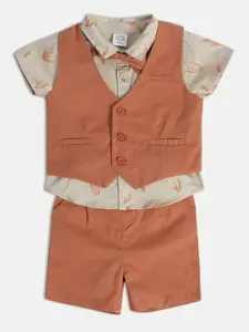 MINI KLUB Boys Cotton Shirt with Shorts