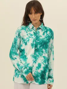 JAVINISHKA Women Comfort Floral Opaque Printed Casual Shirt