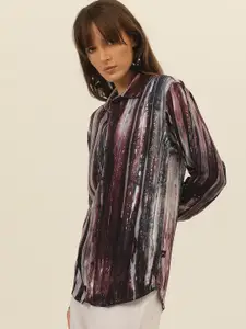 JAVINISHKA Women Comfort Opaque Printed Casual Shirt