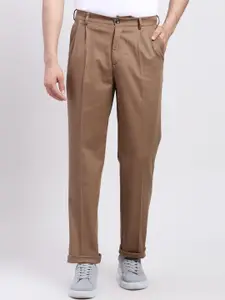 ColorPlus Men Pleated Trousers
