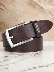 URBAN ALFAMI Men Textured Genuine Leather Belt